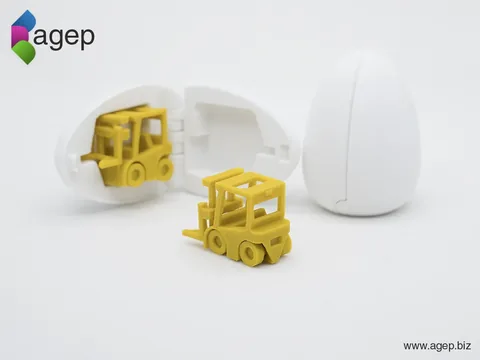 Diritech3D Sürpriz Yumurta Mini Forklift