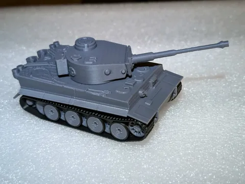Diritech3D Tiger I Tank Geçmeli Maket Kiti