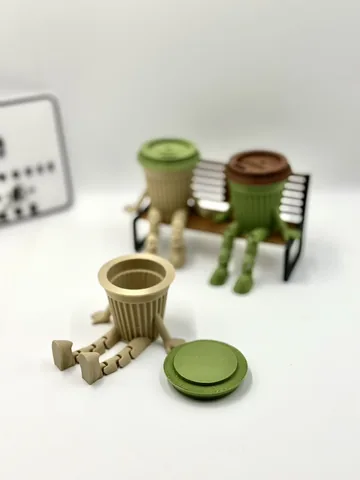 Diritech3D Sevimli Kahve Bardağı Karakteri Dekoratif Figür - Hareketli Masaüstü Süsü