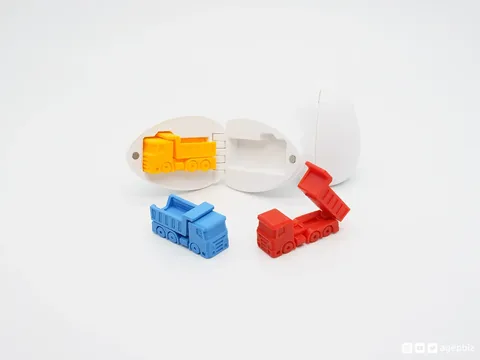 Diritech3D Sürpriz Yumurta Mini Damperli Kamyon