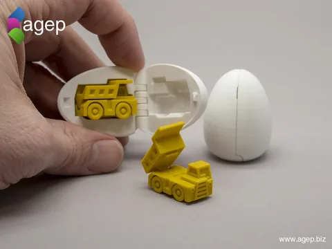 Diritech3D Sürpriz Yumurta Mini Maden Kamyonu