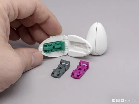 Diritech3D Sürpriz Yumurta Mini Yarış Arabası
