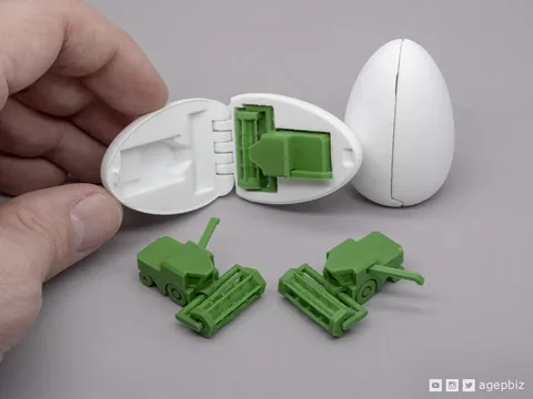 Diritech3D Sürpriz Yumurta Mini Biçerdöver
